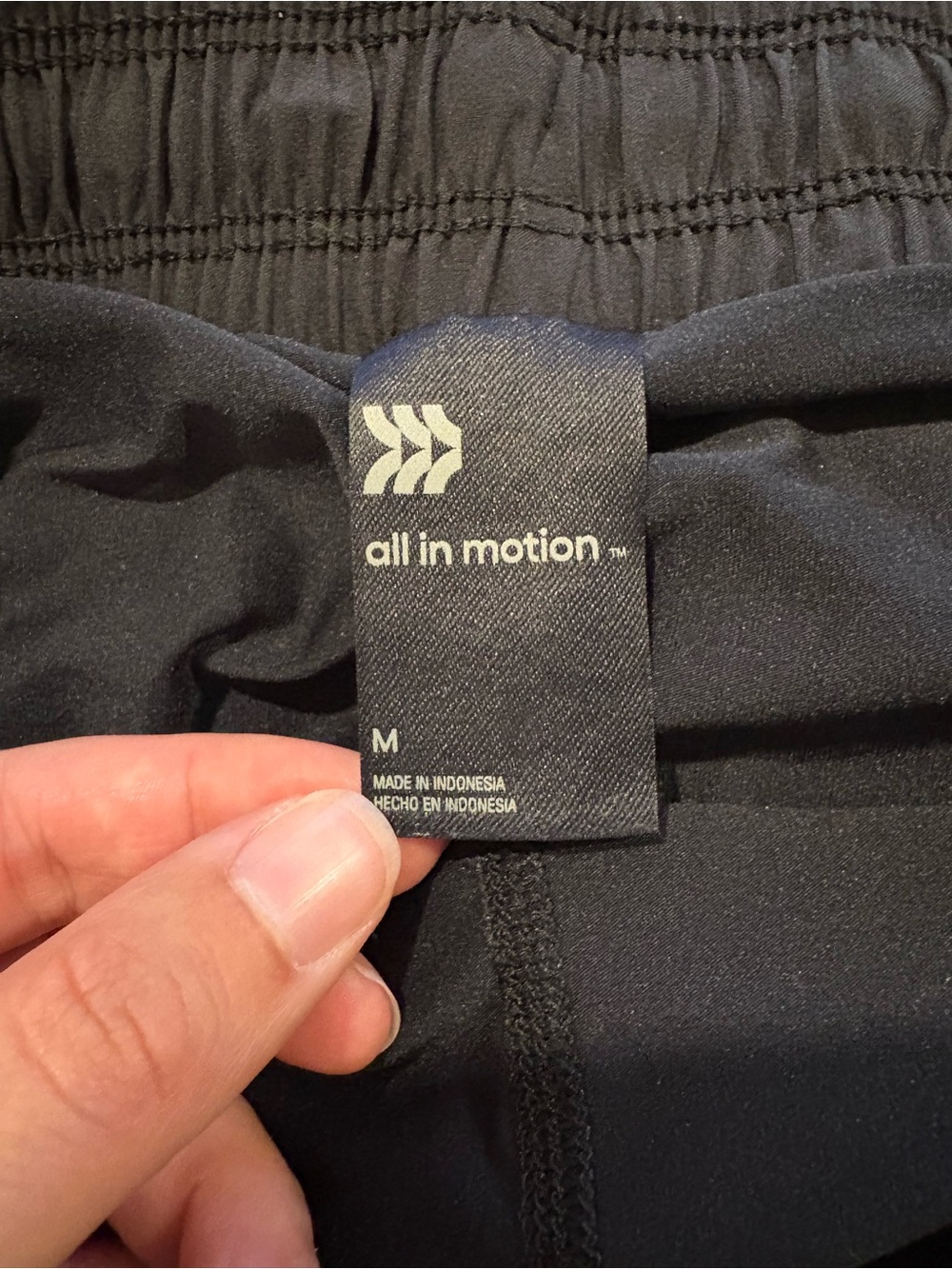 All in Motion Black Athletic Skort, Size M, EUC - Picture 4 of 5